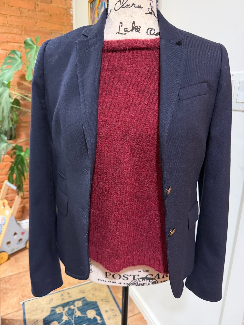 J. Crew Classic Schoolboy Navy Blazer